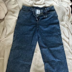 COLLUSION  x014 90s baggy dad jeans in washed blue